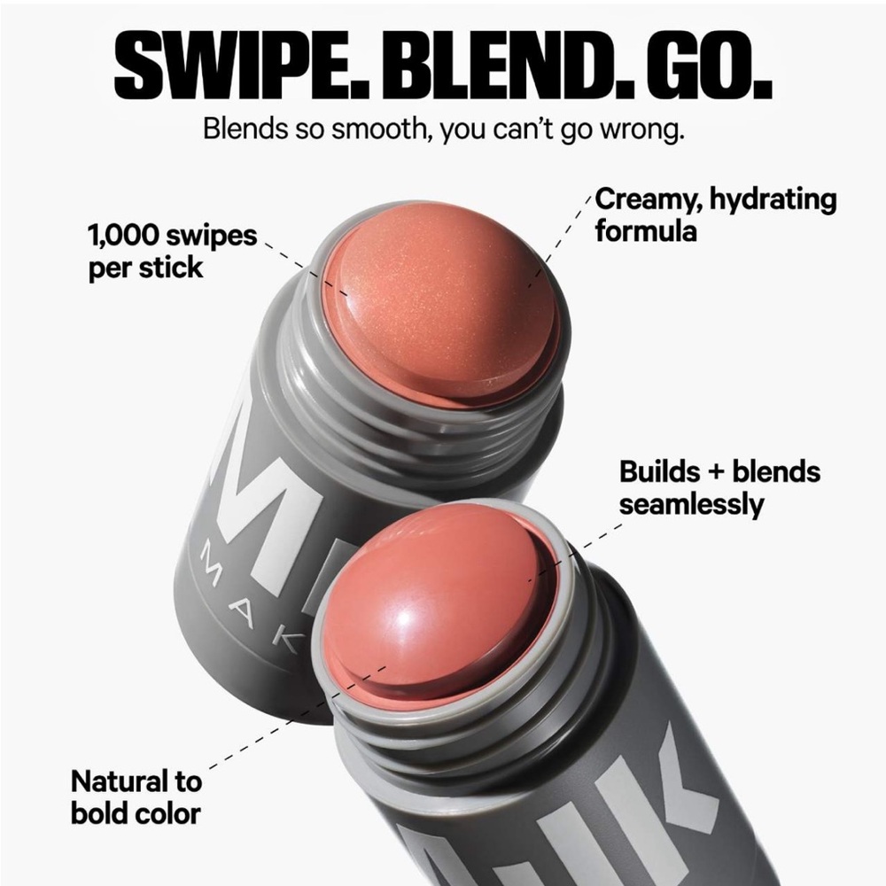Milk Makeup Lip + Cheek Cream Blush Stick “Rally” - Picture 6 of 11